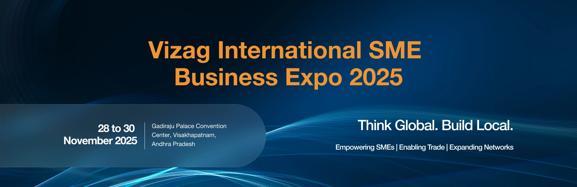 Vizag International SME Business Expo 2025 Banner